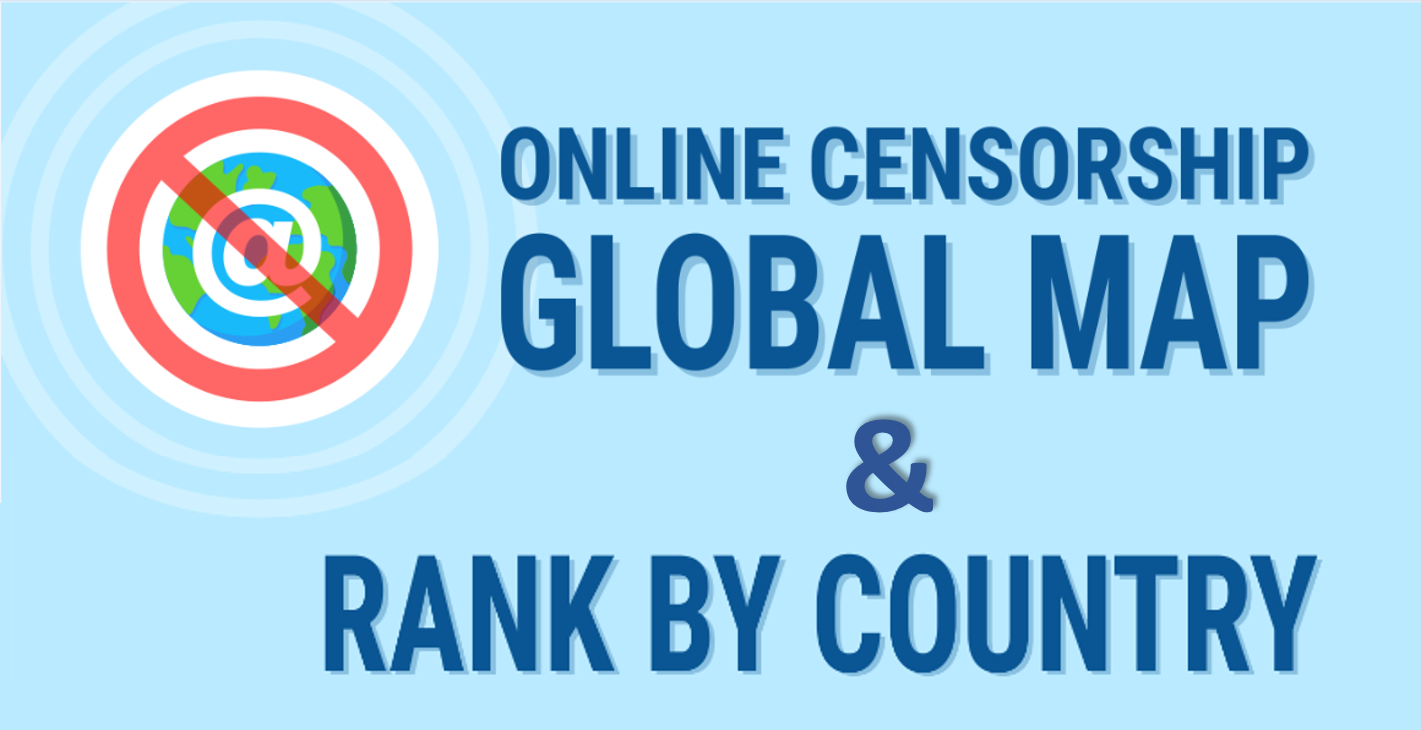 Sensor Online: Peta & Peringkat Global - Pembatasan Internet